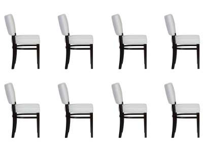 8x ēdamistabas krēsli krēsls krēsls komplekts ar atpūtas krēslu un rokturiem luksuss